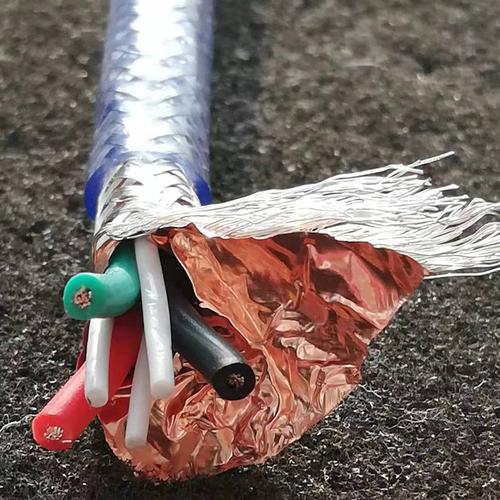 高端精密通讯设备专用多芯镀银铜导体编织双绞屏蔽线订做生产销售